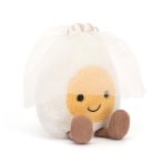 Jellycat Amuseables Boiled Egg Bride Vorderseite Braut | Kuscheltier.Boutique