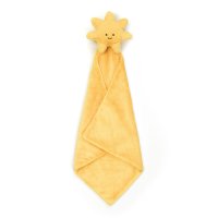 Baby Jellycat Sonne Amuseables Sun mit ausgerolltem Schmusetuch aus kuscheligem, gelbem Plüsch