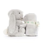 Jellycat Hase Bashful Silver Bunny Schmusetuch sitzend | Kuscheltier.Boutique