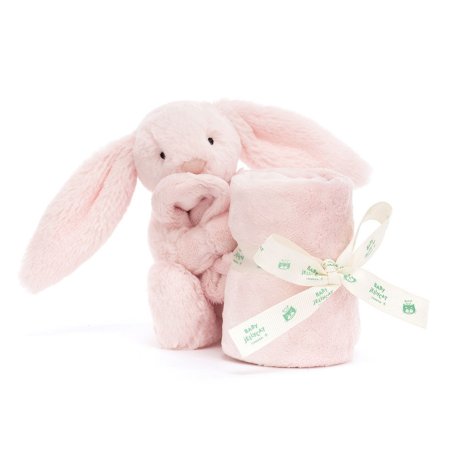 Jellycat Hase Bashful Pink Bunny Vorderseite Schmusetuch | Kuscheltier.Boutique