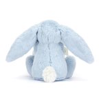 Jellycat Hase Bashful Blue Bunny Rückseite Schmusetuch | Kuscheltier.Boutique