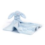 Jellycat Hase Bashful Blue Bunny mit Schmusetuch | Kuscheltier.Boutique