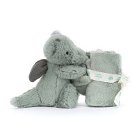 Jellycat Drache Bashful Dragon Schmusetuch sitzend | Kuscheltier.Boutique