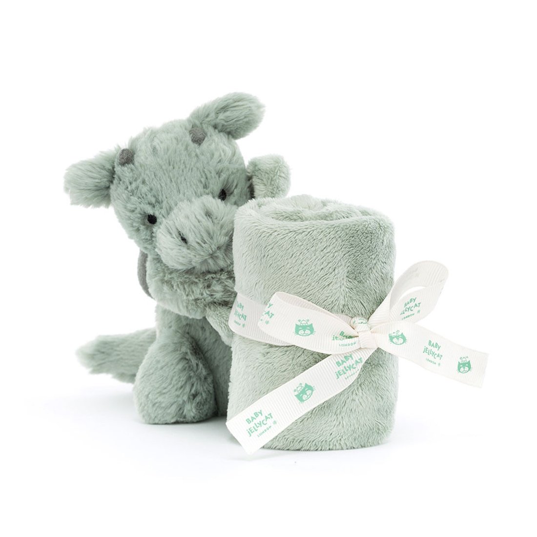 Jellycat Drache Bashful Dragon Vorderseite Schmusetuch | Kuscheltier.Boutique
