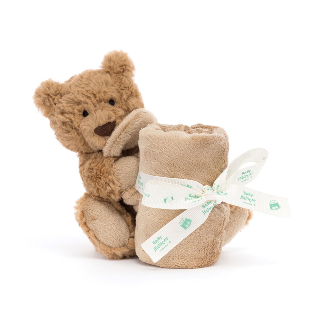 Jellycat TeddyBär Bartholomew Bear Vorderseite Schmusetuch | Kuscheltier.Boutique