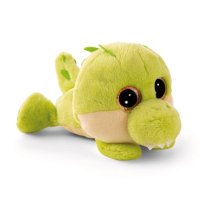 Nici Glubschis Krokodil Groggo-Li liegend Vorderseite | Kuscheltier.Boutique