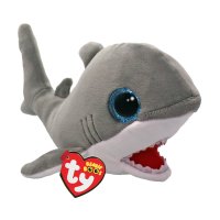Ty Beanie Boos Hai Fisch Finnegan Shark grau | Kuscheltier.Boutique