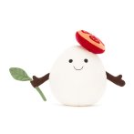 Jellycat Käse Amuseables Mozzarella Vorderseite | Kuscheltier.Boutique