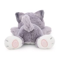 NICI Homies Katze grau liegend Rückseite | Kuscheltier.Boutique