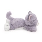 NICI Homies Katze grau liegend links | Kuscheltier.Boutique