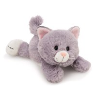 NICI Homies Katze grau liegend | Kuscheltier.Boutique