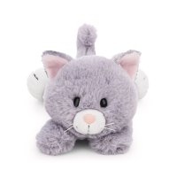 NICI Homies Katze grau liegend Vorderseite | Kuscheltier.Boutique