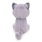 NICI Homies Katze grau sitzend Rückseite | Kuscheltier.Boutique