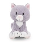 NICI Homies Katze grau sitzend Vorderseite | Kuscheltier.Boutique