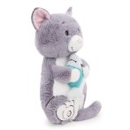 NICI Homies Katze grau mit Fisch | Kuscheltier.Boutique
