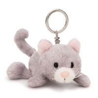 NICI Homies Katze grau Vorderseite Anhänger | Kuscheltier.Boutique