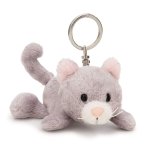 NICI Homies Katze grau Vorderseite Anhänger | Kuscheltier.Boutique