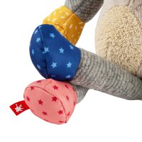 sigikid Patchwork Sweety Esel dunkelgrau / bunt Hufe | Kuscheltier.Boutique