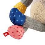 sigikid Patchwork Sweety Esel dunkelgrau / bunt Hufe | Kuscheltier.Boutique