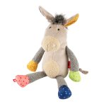 sigikid Patchwork Sweety Esel dunkelgrau / bunt | Kuscheltier.Boutique