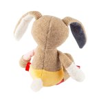 sigikid Patchwork Sweetys Hase beige / bunt Rückseite | Kuscheltier.Boutique