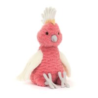 Jellycat Vogel Squawkatoo rosa Kakadu | Kuscheltier.Boutique