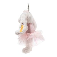Steiff Friends Anhänger Balletthase Hoppie grau / rosa | Kuscheltier.Boutique