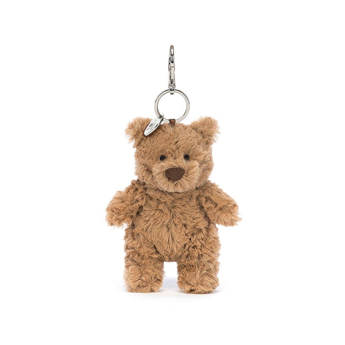 Jellycat Teddy Bär Bartholomew Bear Vorderseite Schlüsselanhänger 