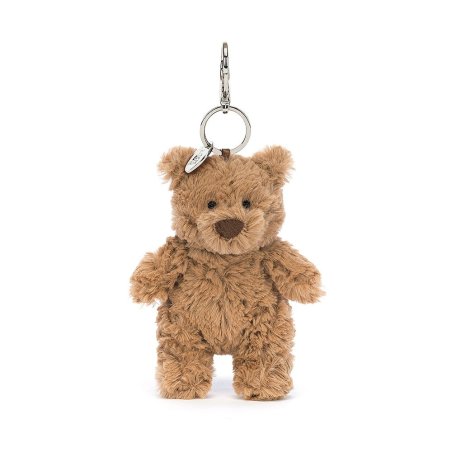 Jellycat Teddy Bär Bartholomew Bear Vorderseite Schlüsselanhänger Jellycat Teddy Bär Bartholomew Bear Vorderseite Schlüsselanhänger