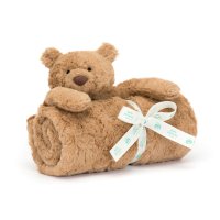 Jellycat TeddyBär Bartholomew Bear Vorderseite Kuscheldecke | Kuscheltier.Boutique