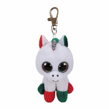 Ty Beanie Boos Schlüsselanhänger Einhorn Candy Cane | Kuscheltier.Boutique