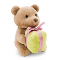 Nici Teddybär braun mit grünem Geschenk | Kuscheltier.Boutique