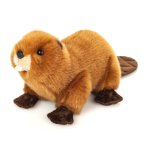 Hermann TEDDY Biber Vorderseite | Kuscheltier.Boutique