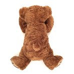 Hermann TEDDY Bär braun liegend  Oberseite | Kuscheltier.Boutique