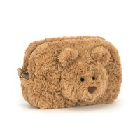 Jellycat Teddy Bär Bartholomew Bear Vorderseite Pouch Tasche | Kuscheltier.Boutique