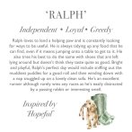 Wrendale Designs Labrador Hund Ralph Charaktertext 