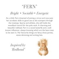Wrendale Designs Fern Squirrel: Bright - Sociable - Energetic | Kuscheltier.Boutique