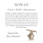 Wrendale Designs Rowan Lively - Bold - Adventurous 