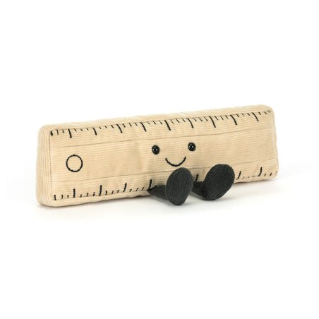 Jellycat Amuseables Ruler, Vorderseite Lineal  Jellycat Amuseables Ruler, Vorderseite Lineal