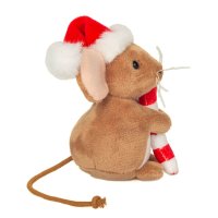 Hermann TEDDY Weihnachtsmaus mit Zuckerstange 