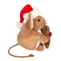 Hermann TEDDY Weihnachtsmaus mit Lebkuchenmann 