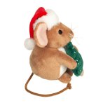 Hermann TEDDY Weihnachtsmaus mit Tannenbaum 