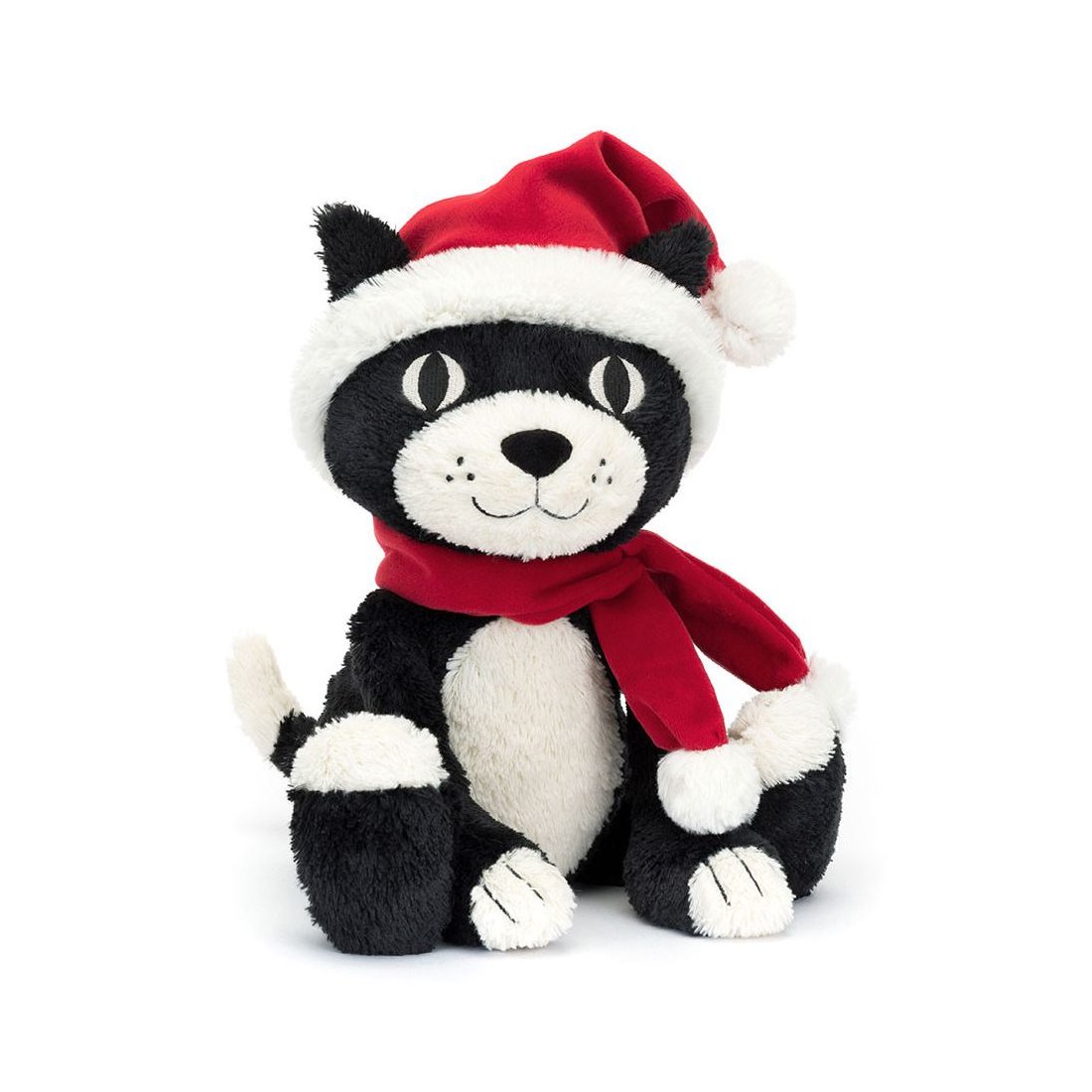 Jellycat Christmas Jack, Vorderseite Weihnachtskatze 