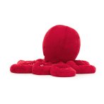 Jellycat Oktopus Krake Cranberry 47cm rot / weiß | Kuscheltier.Boutique