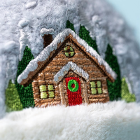Jellycat Amuseables Snow Globe Detail Stickerei | Kuscheltier.Boutique