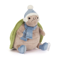 Jellycat Timmy Turtle Skating Vorderseite Schildkröte | Kuscheltier.Boutique