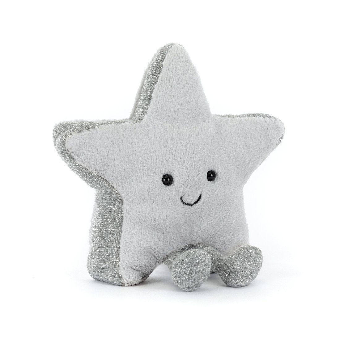 Jellycat Amuseables Silver Star Vorderseite | Kuscheltier.Boutique