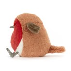 Jellycat Plum Robin sitzendes Rotkehlchen | Kuscheltier.Boutique