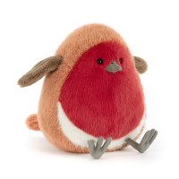 Jellycat Plum Robin Vorderseite Rotkehlchen | Kuscheltier.Boutique