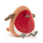 Jellycat Plum Robin Vorderseite Rotkehlchen | Kuscheltier.Boutique